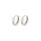 ARNELLE huggie hoop earrings silver-plated