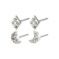 LUCILLE earrings silver-plated