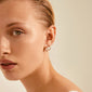 ZION recycled small huggie hoop earrings gold-plated