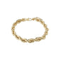 MILOU chunky robe chain ankle chain gold-plated