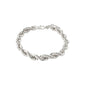 MILOU chunky robe chain ankle chain silver-plated