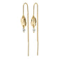 EMILIE chain earrings gold-plated