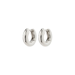 AICA chunky huggiehoops silverpläterade