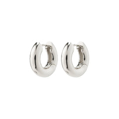 AICA chunky hoops silverpläterade