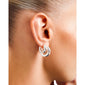 AICA chunky hoops silverpläterade
