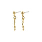 STORM recycled earrings gold-plated