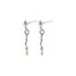 STORM recycled earrings silver-plated