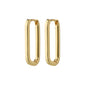 MICHALINA recycled earrings gold-plated