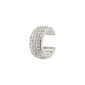 MATYLDA crystal cuff earring, silver-plated with sparkling Preciosa crystals, showcases a timeless and trendy design, adding a chic touch to any ensemble.