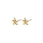 OAKLEY recycled starfish earrings gold-plated