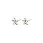 OAKLEY recycled starfish earrings silver-plated