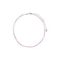 ALISON necklace purple, silver-plated with colorful glass beads, showcasing a boho-inspired, layered style. Perfect for a relaxed, festival-ready look.