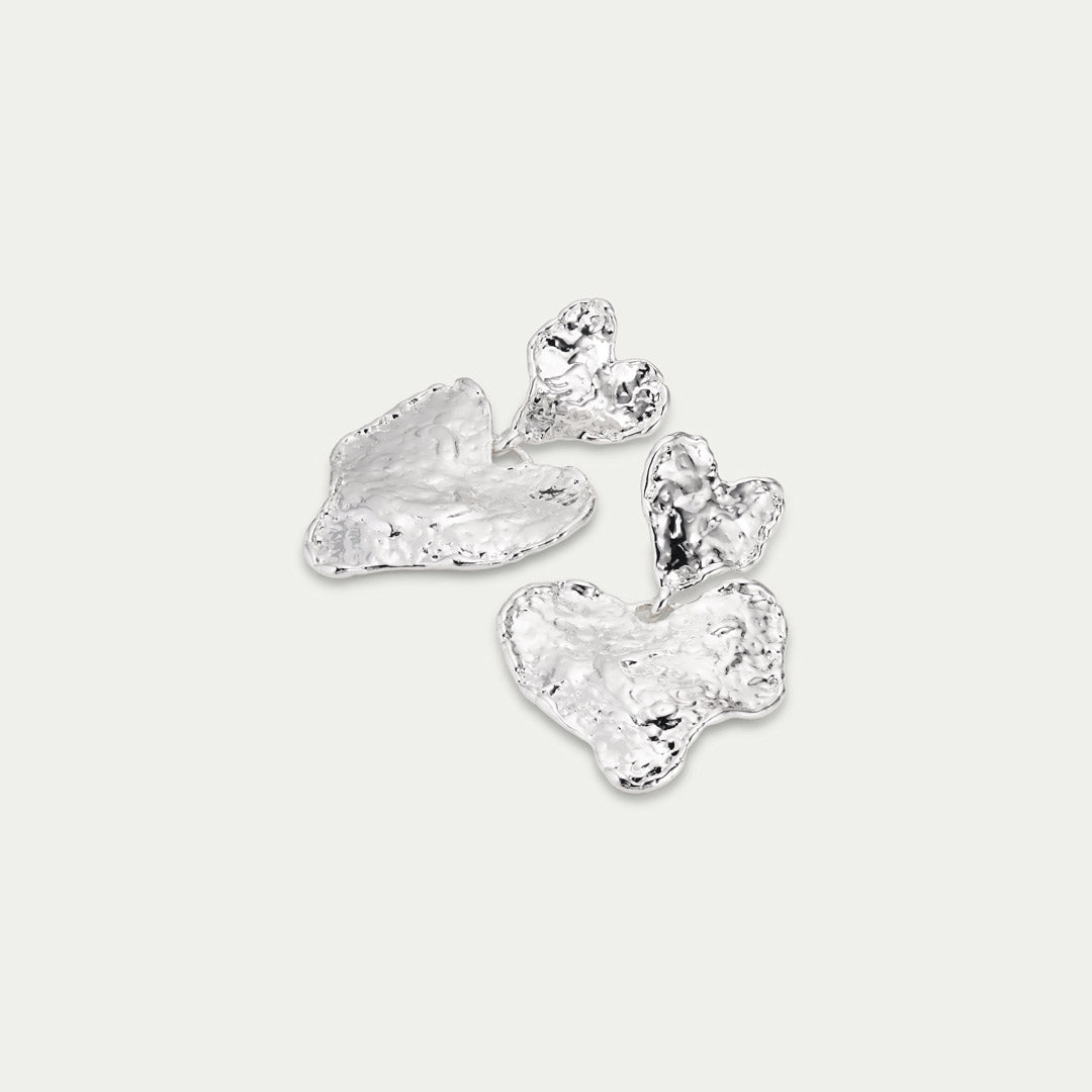 アクセサリー RILY Original Heart Earring Silver RYAN earrings silver-plated – Pilgrim