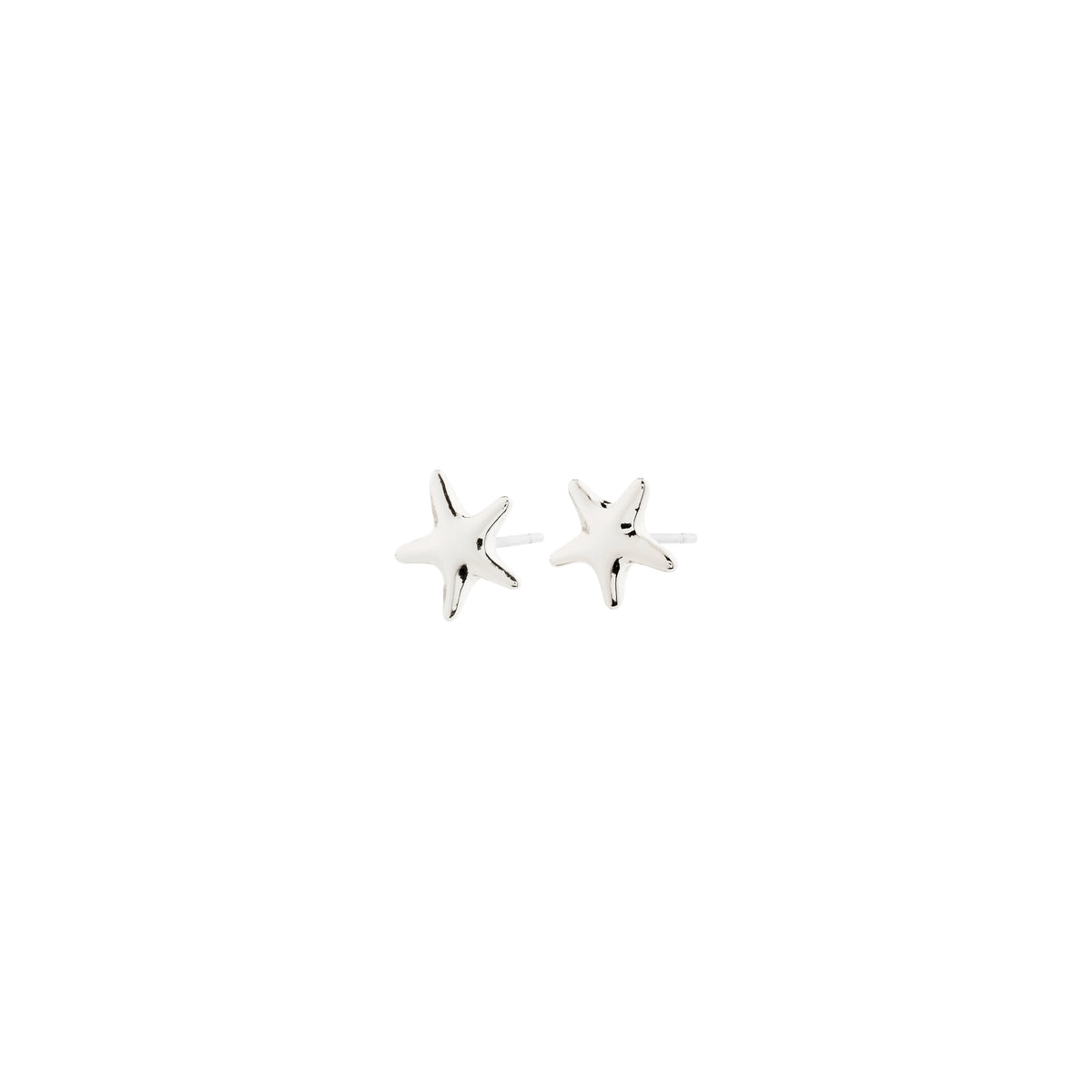 ANDRÉ earrings, silver-plated starfish studs, inspired by sea charm. Perfect for adding a fresh, relaxed touch to your daily style.
