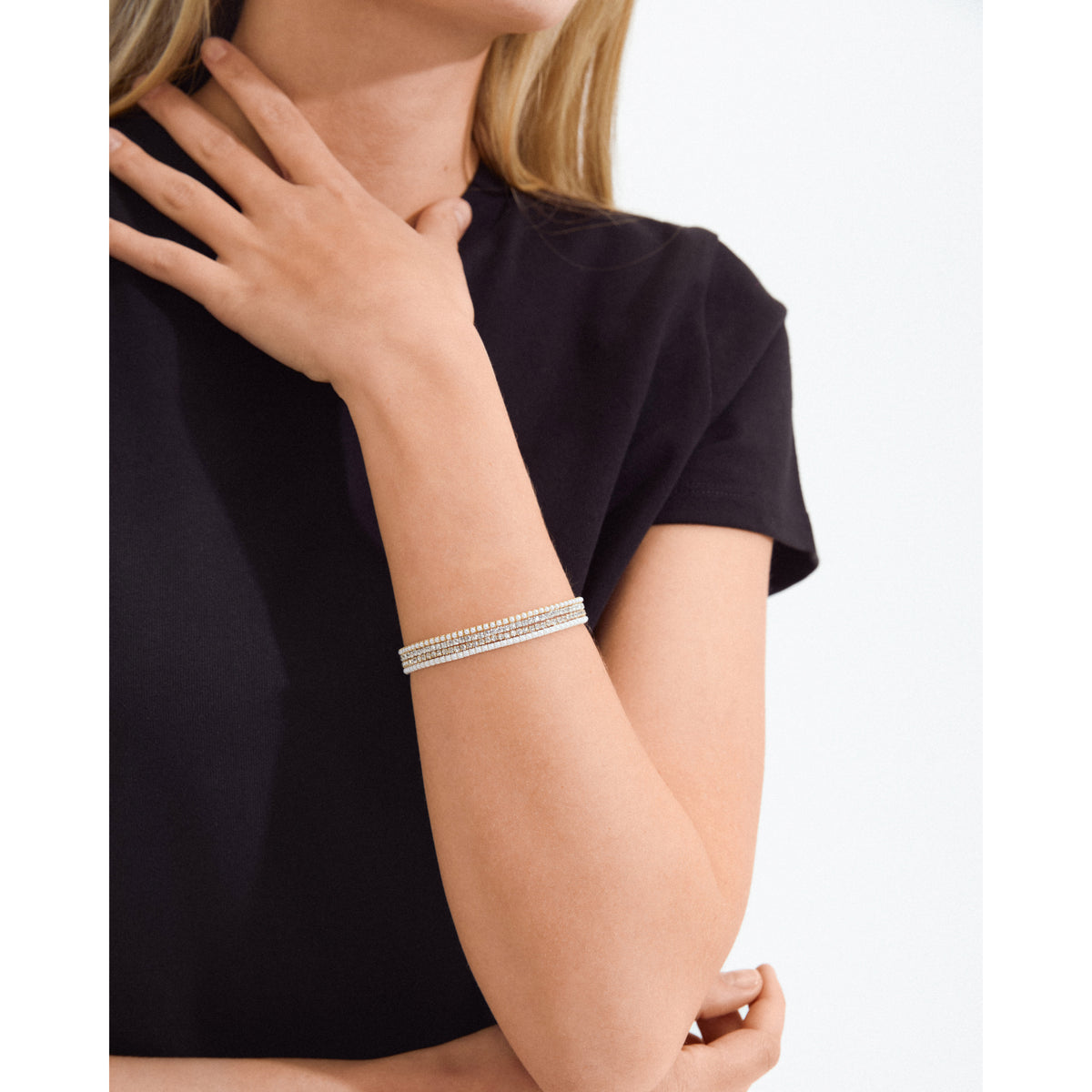 ARASH pearl bracelet gold-plated
