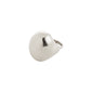 JAMESON ring silver-plated with a bubble dome design, showcasing a chunky, smooth silhouette; crafted from 99% recycled materials, adjustable for a perfect fit.