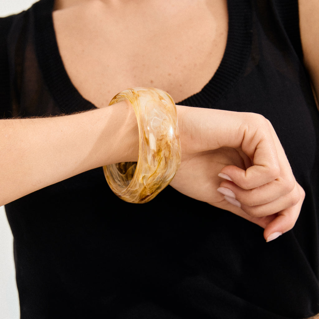 AASE maxi bangle creamy