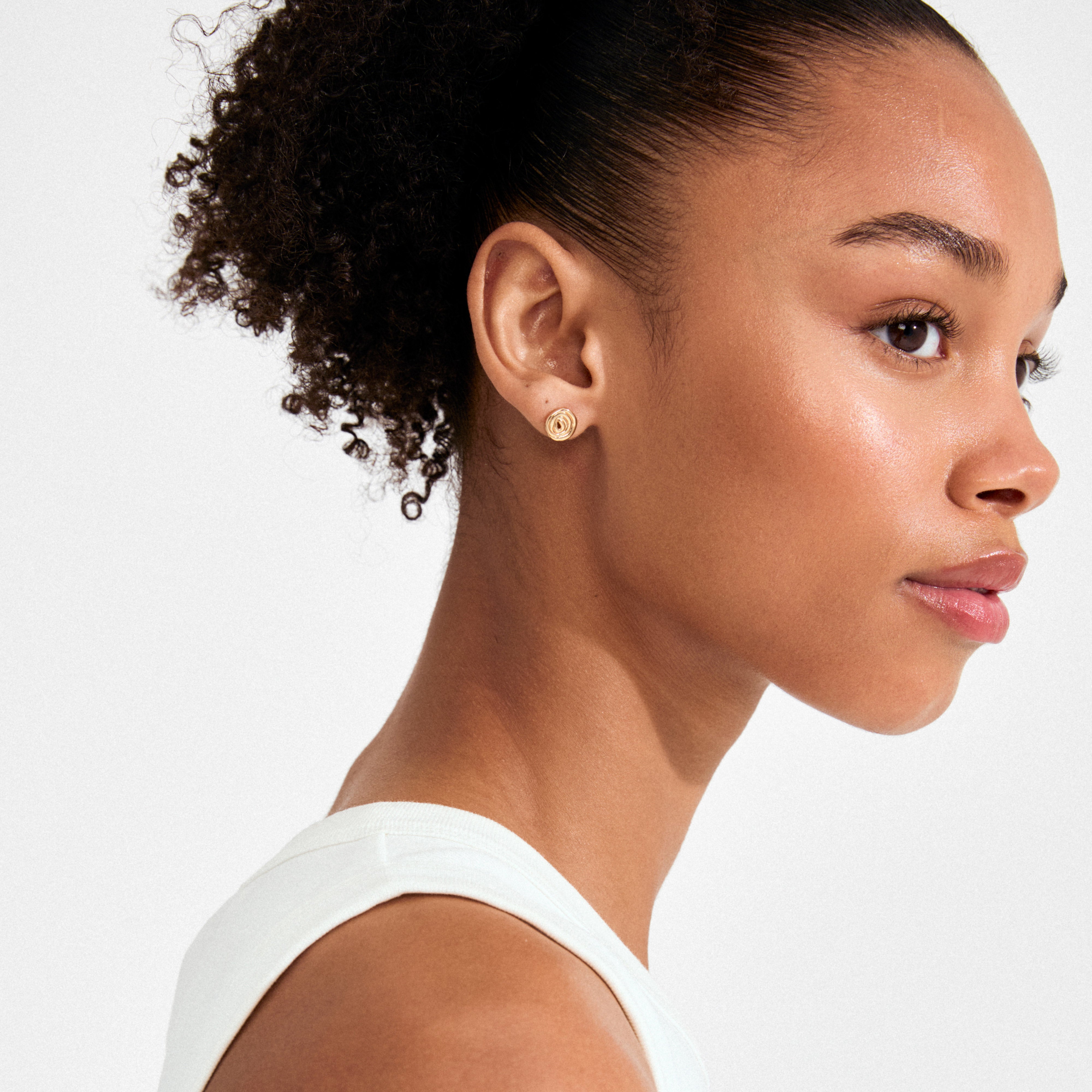 AIR Ohrringe vergoldet