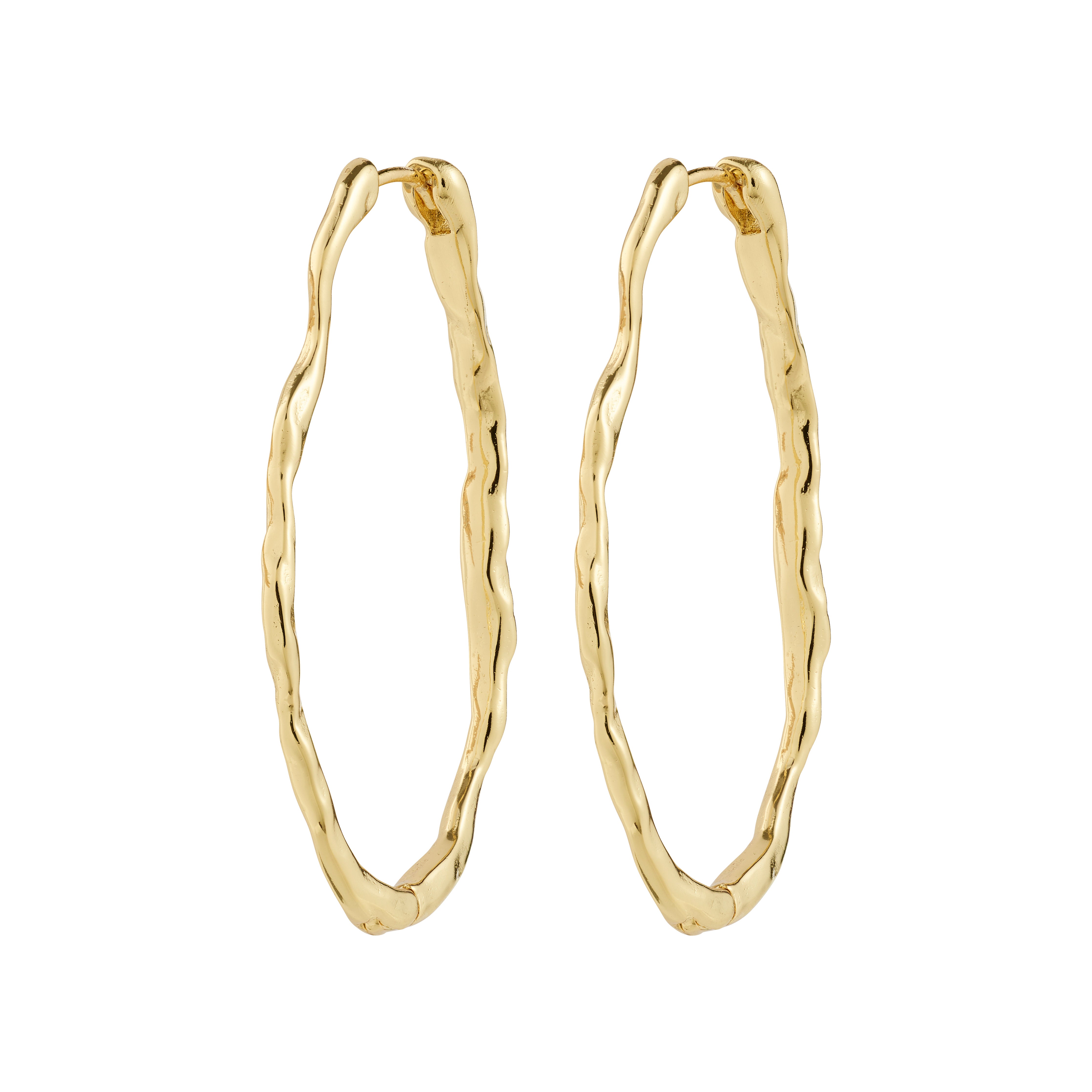 TIMBER hoop earrings gold-plated