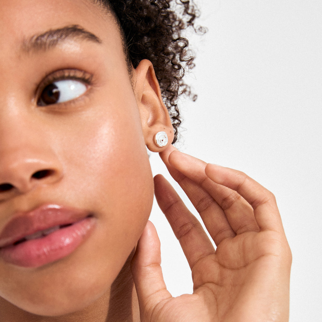 AIR earrings silver-plated