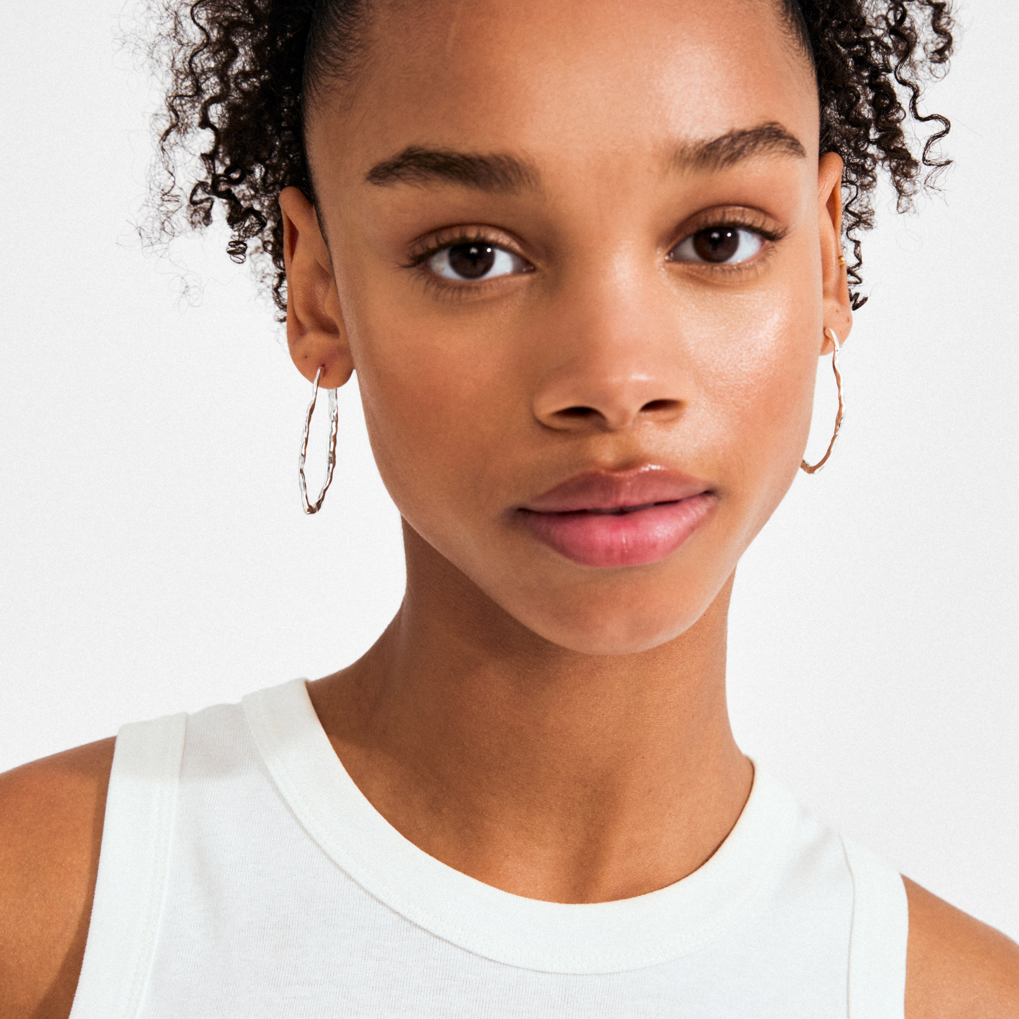 TIMBER Creolen versilbert