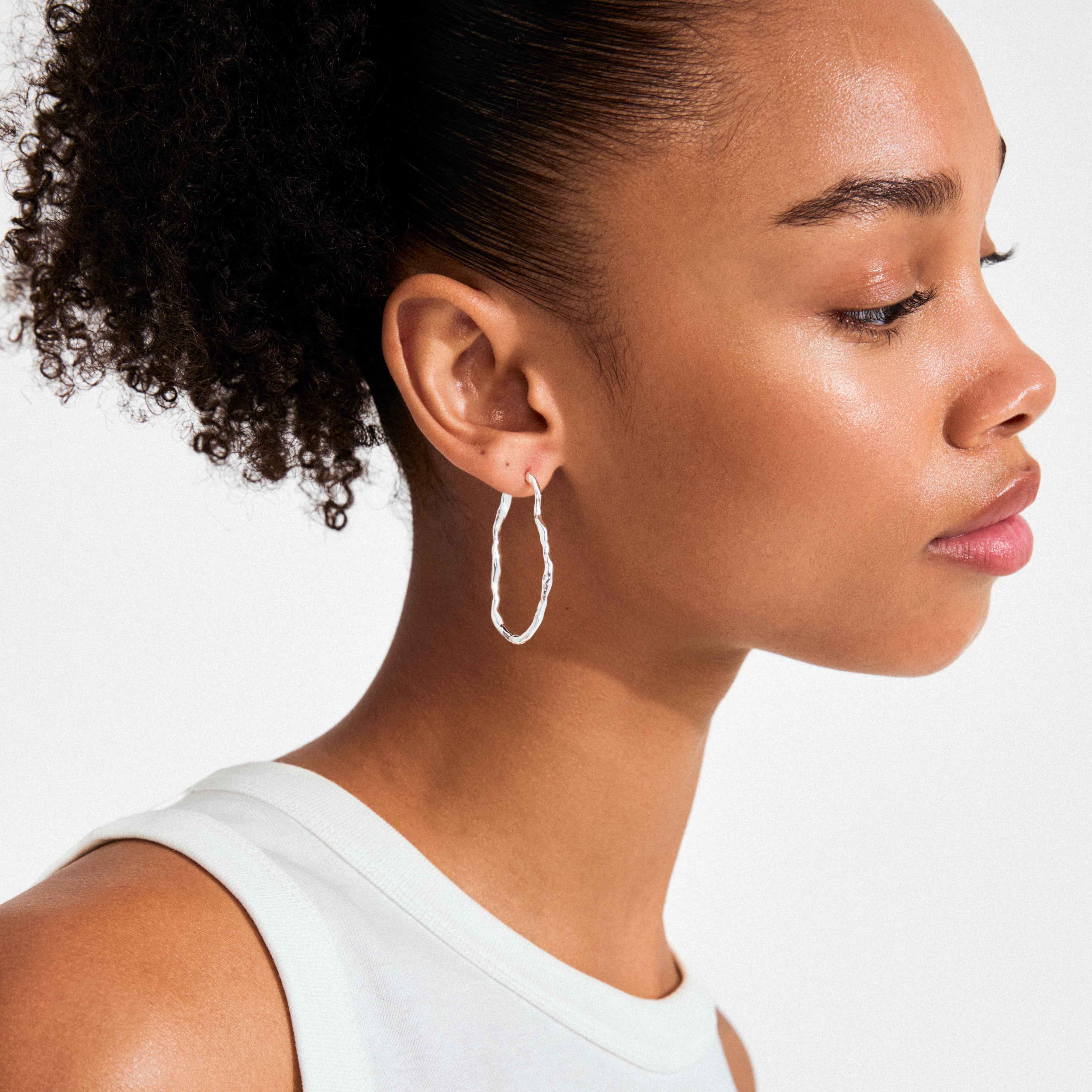 TIMBER Creolen versilbert