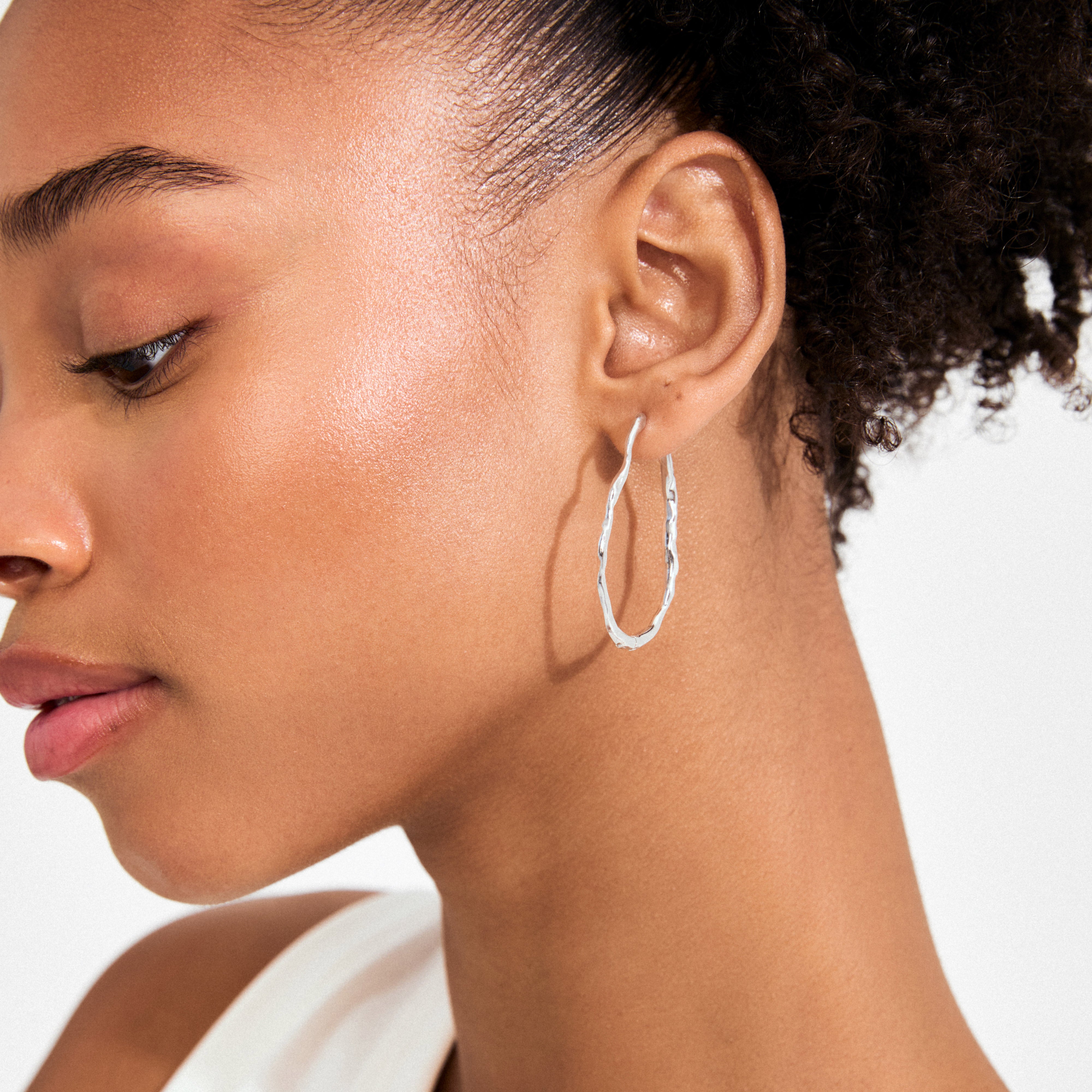 TIMBER Creolen versilbert