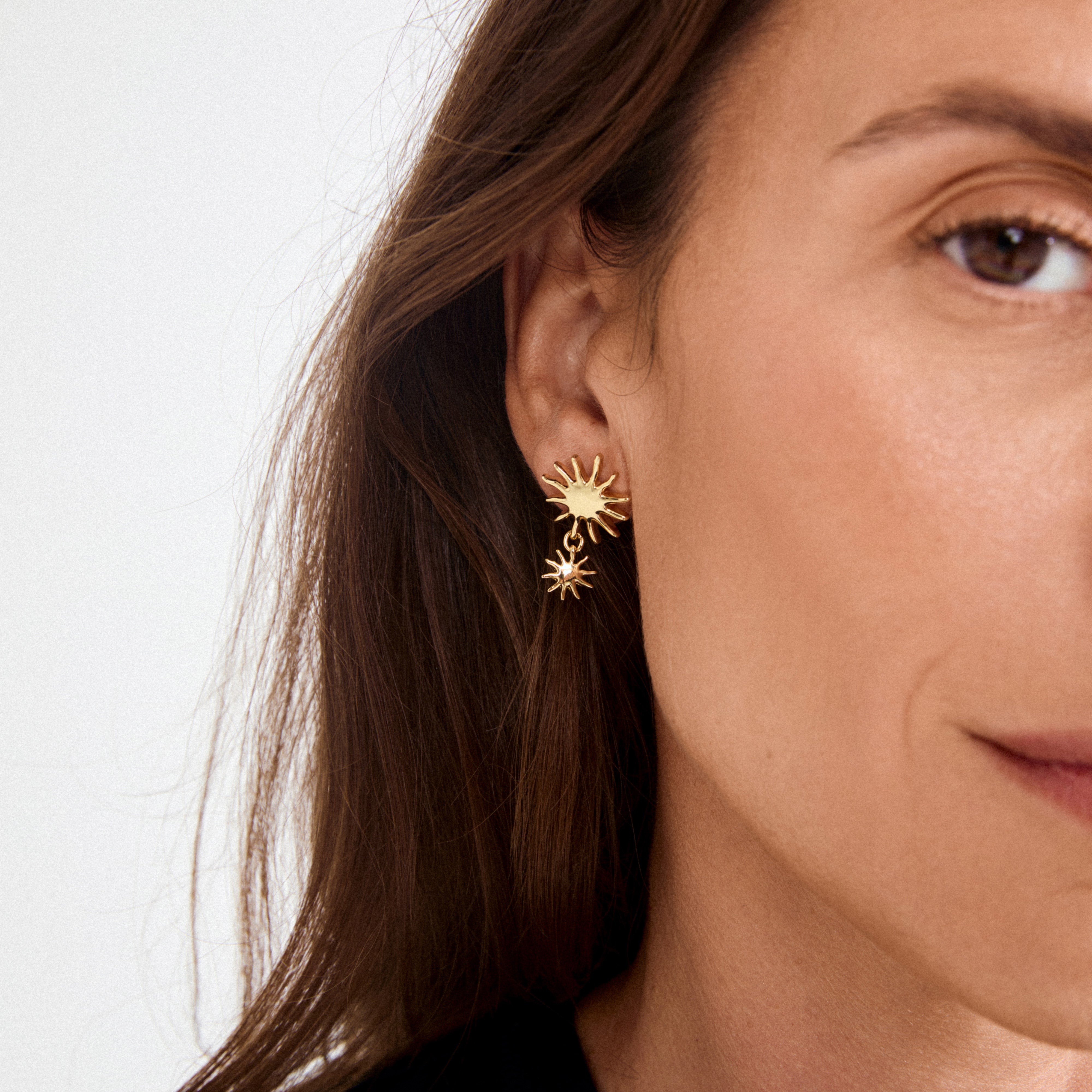 LYRICUS øredobber gullbelagt