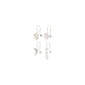 EVON ear cuff 4-in-1 set, silver-plated