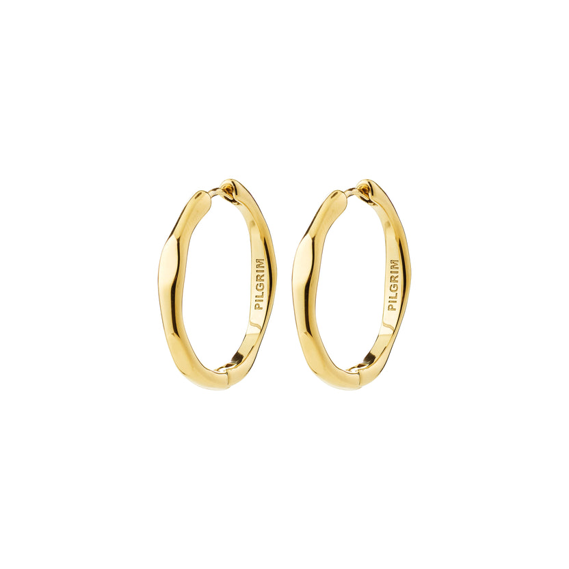 INNER hoop earrings gold-plated