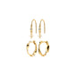 MORIN Ohrringe 2-in-1 Set, vergoldet