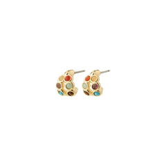 LONNIE earrings gold-plated/multi