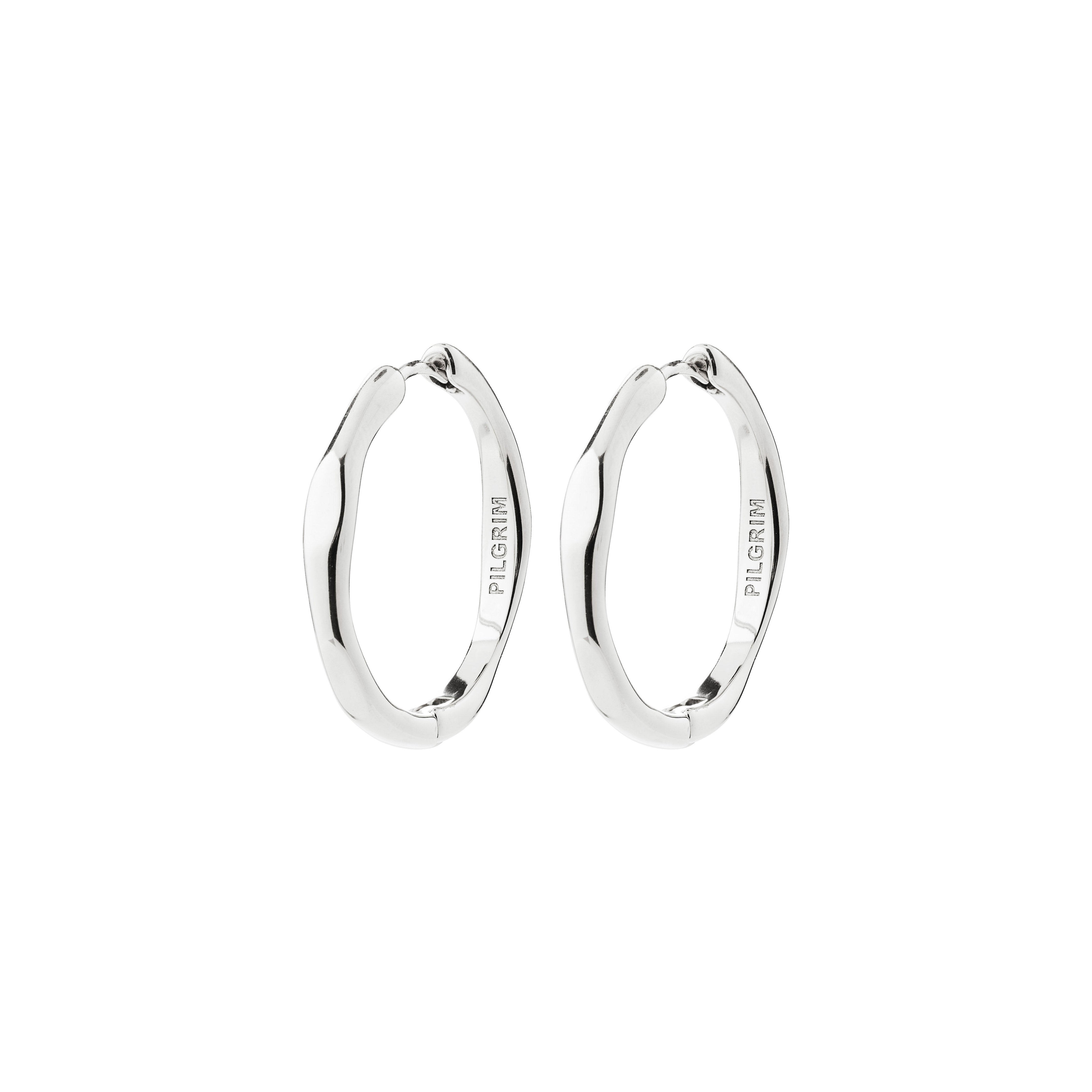INNER hoop earrings silver-plated