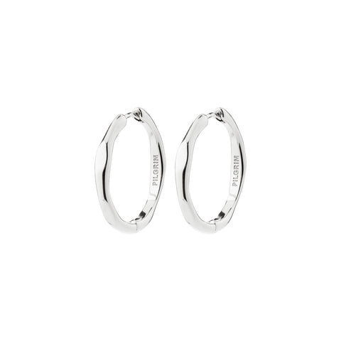 INNER hoop earrings silver-plated