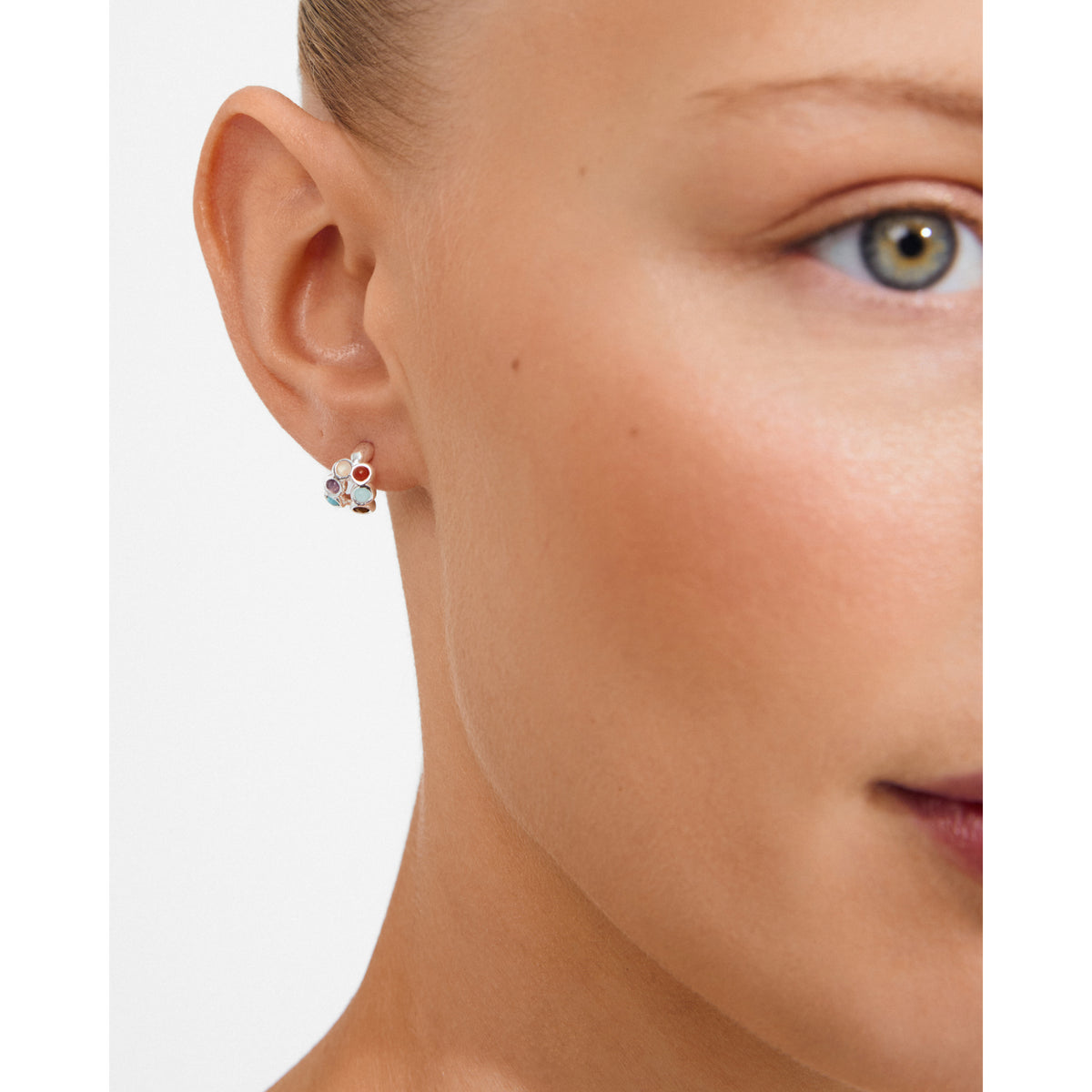 LONNIE earrings silver-plated/multi