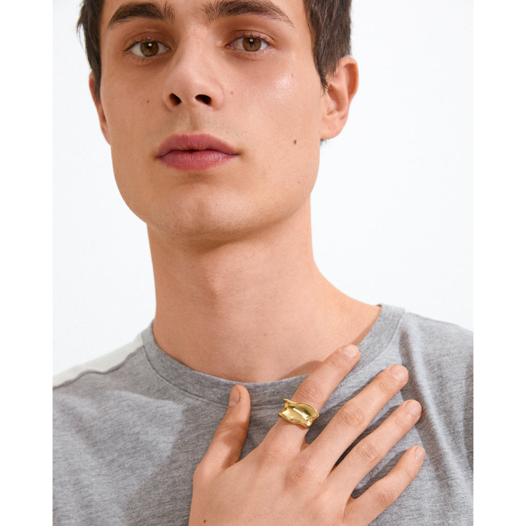 ELYS ring guldpläterad