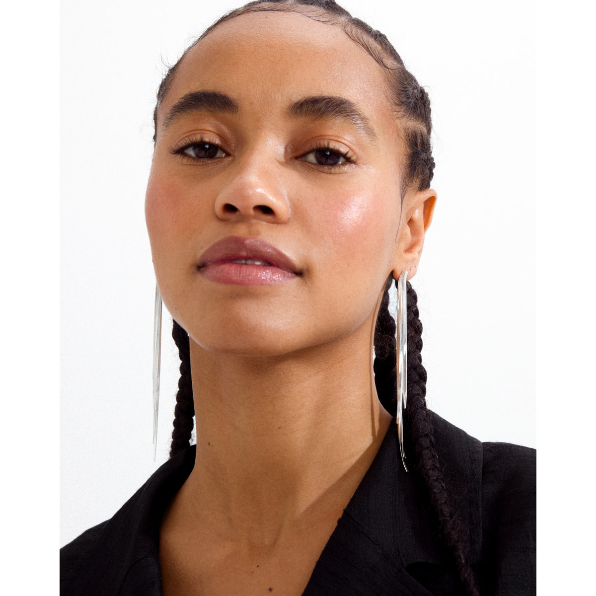 OLANOR earrings silver-plated