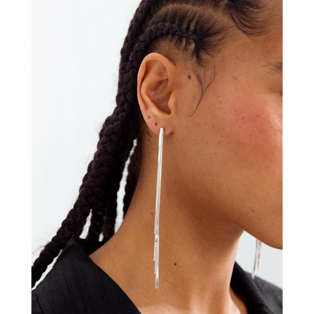 OLANOR earrings silver-plated