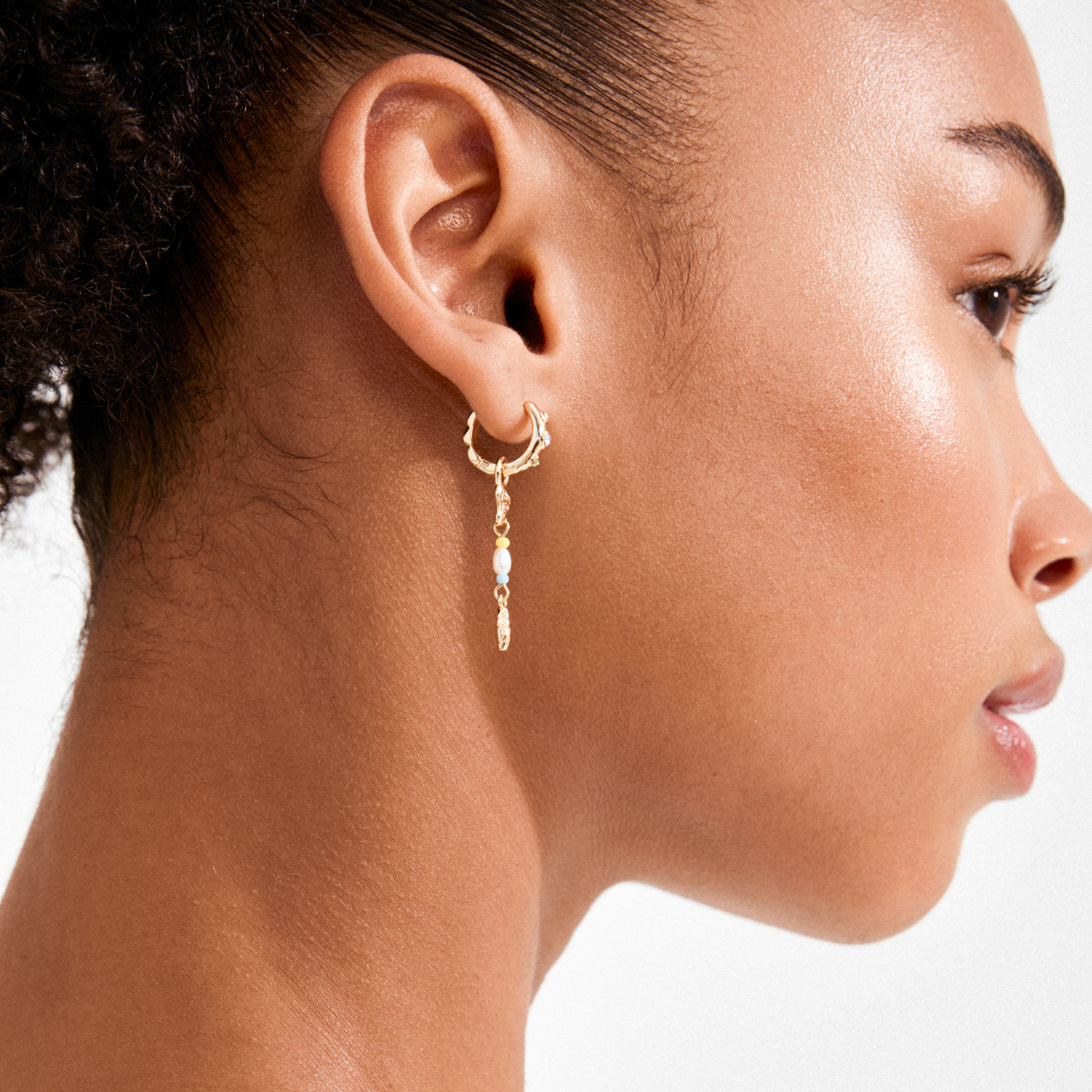 ELLINGTON øreringe guldbelagt