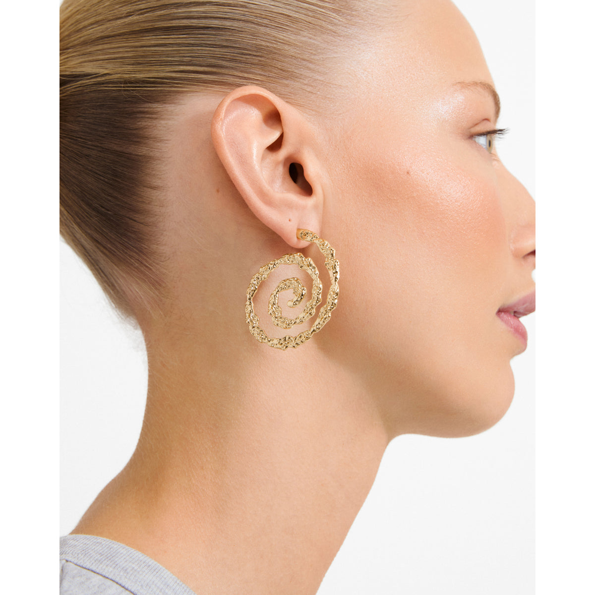 STILL earrings gold-plated