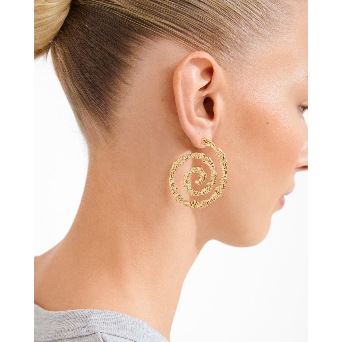 STILL earrings gold-plated