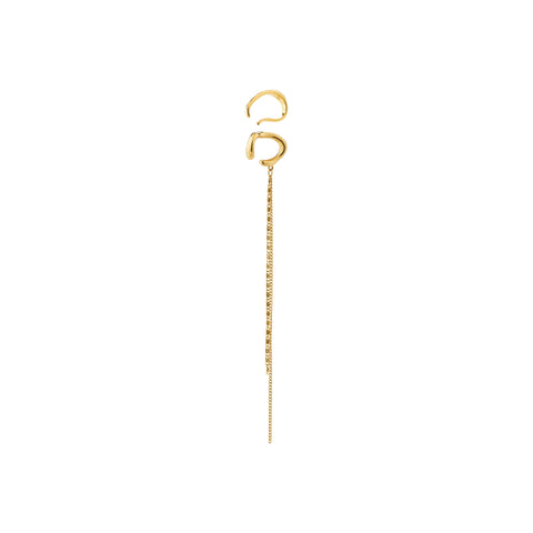 EVON ear cuff, 2-i-ét sæt, guldbelagt