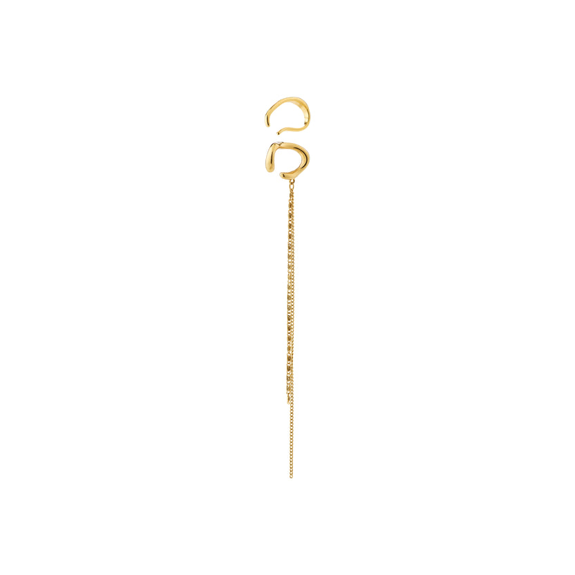 EVON Ear Cuff, 2-in-1 Set, vergoldet