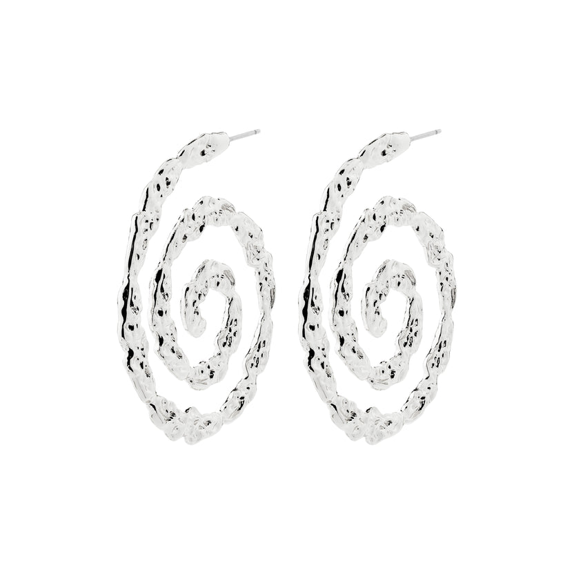 STILL earrings silver-plated