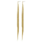 ANE crystal waterfall earrings gold-plated