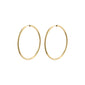 APRIL recycled medium-size hoop earrings gold-plated