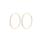APRIL recycled large hoop earrings gold-plated