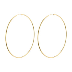 APRIL megahoops guldpläterade