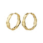 JULITA recycled hoop earrings gold-plated