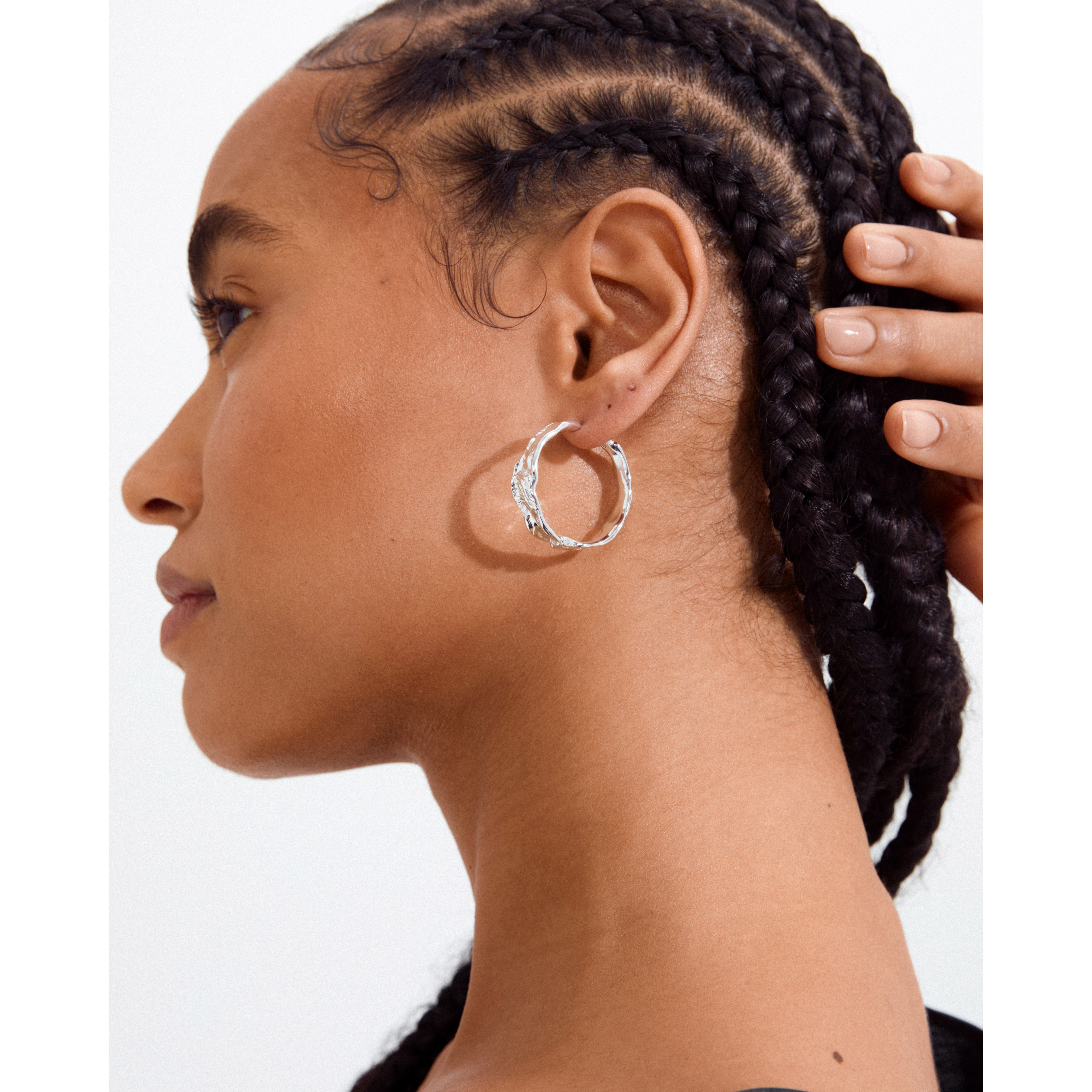 JULITA hoop earrings silver-plated – Pilgrim